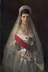 Portrait de Maria Feodorovna, princesse Dagmar de Danemark (1882), Musée Russe, Saint-Pétersbourg