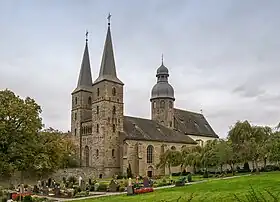 Vue de l'église abbatiale