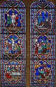 Verrière de la vie du Christ (1866) par Lucien-Léopold Lobin