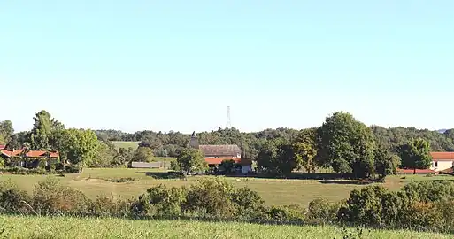 Vue depuis le sud.