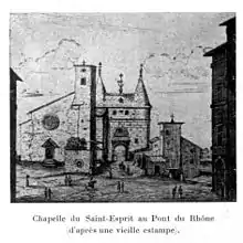reproduction de gravure en noir et blanc