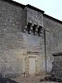 Échauguette sur la façade sud (oct.&nbsp;2012)