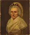Portrait de Mary Ball Washington en 1786.