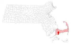 Localisation de Mashpee