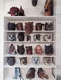 Masques animaux,
