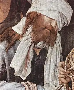 Vue détaillée du Christ.