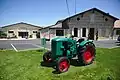 Ancien tracteur.