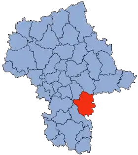Localisation de Powiat de Garwolin