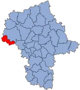 Localisation de Powiat de Gostynin