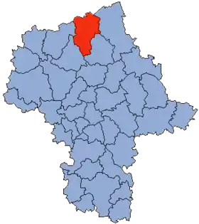 Localisation de Powiat de Przasnysz