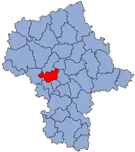 Localisation de Powiat de Varsovie-ouest