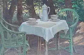 Travail préparatoire pour Coin de jardin