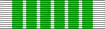 Ruban :      Blanc avec six rayures vertes  Médaille      Sur l’avers, il y a effigie de la République avec les mots "RÉPUBLIQUE FRANÇAISE"     Sur le revers est inscrit "HONNEUR DÉVOUEMENT" entourée de "DIRECTION GÉNÉRALE DES CONTRIBUTIONS INDIRECTES"