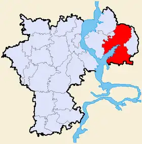 Localisation de Raïon de Melekess