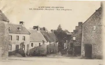la rue d'Angleterre au début du XXe&nbsp;siècle (carte postale éditeur inconnu.