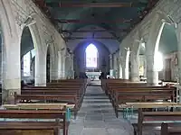 L'intérieur de l'église.