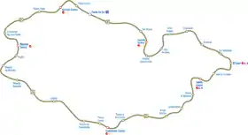 Carte de la ligne