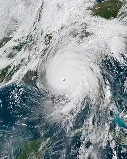 Michael le 10 octobre à 14 h 30 UTC à la catégorie 5.