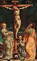 Crucifixion, huile sur panneau 40&nbsp;×&nbsp;25&nbsp;cm, collection privée