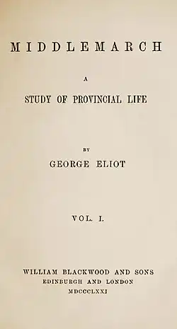 Image illustrative de l’article Middlemarch (roman)