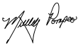Signature de Mike Pompeo