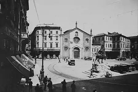 L'église au début du XXe&nbsp;siècle