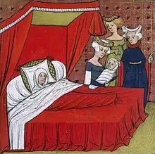 Naissance de Louis&nbsp;VIII fils d'Isabelle de Hainaut.