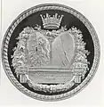 Mariage du roi roi Gustave V et de la reine Victoria (revers)