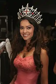Kohistani lors de Miss Angleterre 2006
