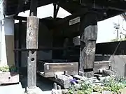 Vieux pressoir du XVIIe siècle.