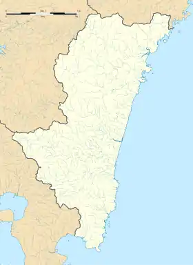(Voir situation sur carte : préfecture de Miyazaki)