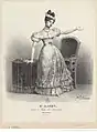 Mme Albert. Artiste au Théâtre des Nouveautés. Rôle de Valentine. Fin du 2ème Acte