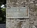Plaque de cocher.