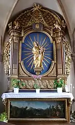 Autel de la Vierge ou de la Croix (XVIIIe&nbsp;siècle).