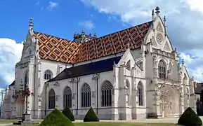 Monastère royal de Brou, Bourg-en-Bresse, ancien duché de Savoie du Saint-Empire romain germanique (1513-1532).
