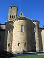 Monastère de Leyre, abside et tour.
