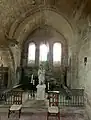 Chapelle de la Vierge, vue vers l'est.