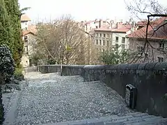 Première moitié de la montée