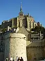 Le mont Saint-Michel (édifié dès le Xe siècle).