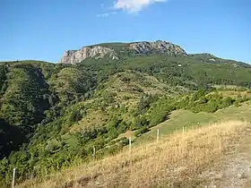 Le mont Maggiorasca (1&nbsp;800&nbsp;m).