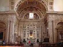 Autel de l'église San Biagio bâti par les de Nobili.