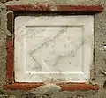Plaque funéraire de Arnaud Guillaume de Montesquieu (1324-1374) et sa mère (+&nbsp;1324).