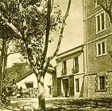 Établissement thermal à la fin du XIXe&nbsp;siècle.