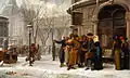 Scène de rue de Montréal (1890), Alfred Boisseau