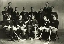 Photographie des Victorias de Montréal en 1897