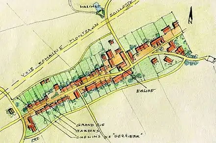 Plan du village.