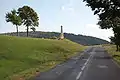 Monument dédié au crash d'un avion.
