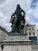 Vue de la statue.