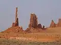 Le Totem Pole à Monument Valley.