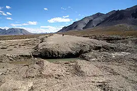 Rupture inattendue de la route....